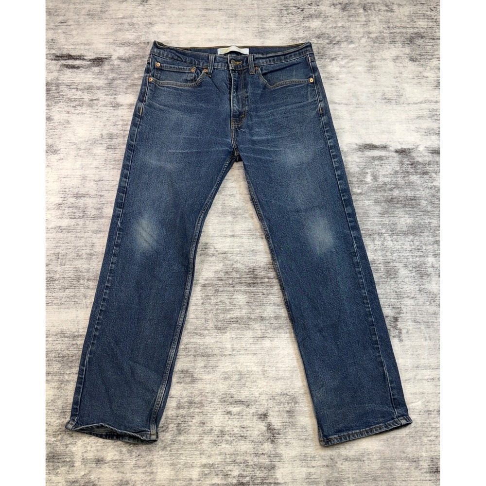 Signature by Levi Strauss Gold Label Mens Regular‎ Straight Jeans 34x30 Blue